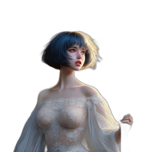 dress, creature, mask, robot transparent PNG cut-out
