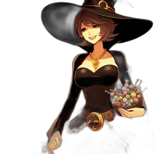staff, hat, dress, crown transparent PNG cut-out