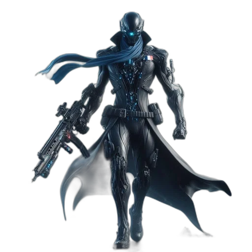 robot, concept art, 3d render, comic book art transparent PNG cut-out