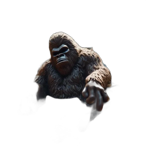 creature, animal, hair, staff transparent PNG cut-out