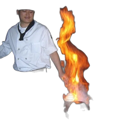 jacket, staff, dragon, weapon transparent PNG cut-out