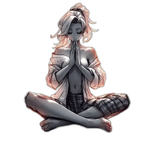 staff, concept art, watercolor, anime transparent PNG cut-out