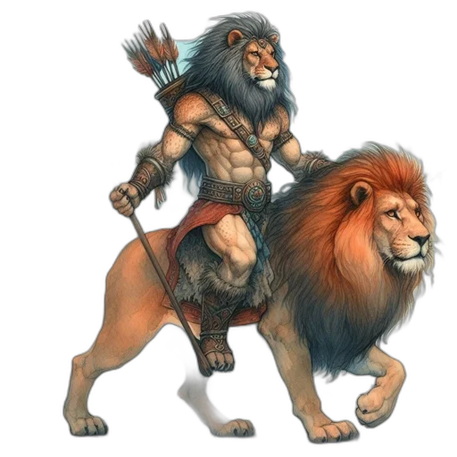 animal, staff, concept art, fantasy art transparent PNG cut-out