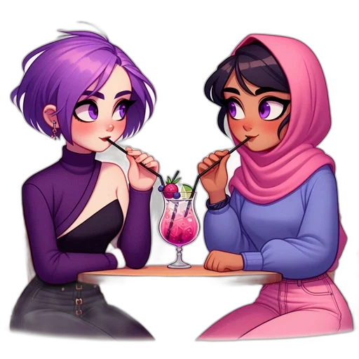 pixel art, concept art, fantasy art, vaporwave transparent PNG cut-out