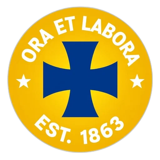 staff, circular, emblem, yellow transparent PNG cut-out