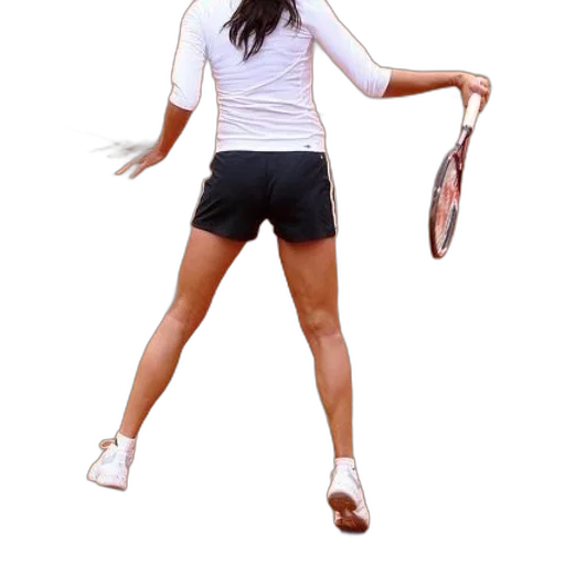 staff, shoes, dress, hair transparent PNG cut-out