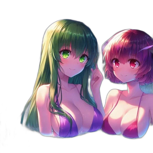 anime, pixel art, concept art, watercolor transparent PNG cut-out