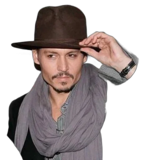 hat, staff, jacket, face transparent PNG cut-out