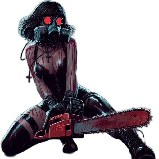 robot, weapon, staff, creature transparent PNG cut-out