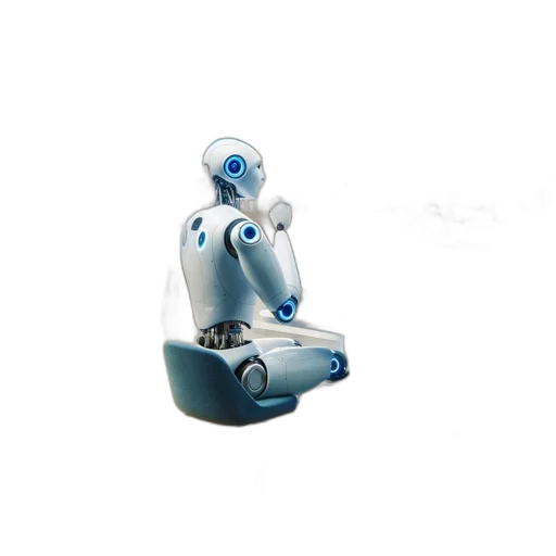 robot, staff, car, 3d render transparent PNG cut-out