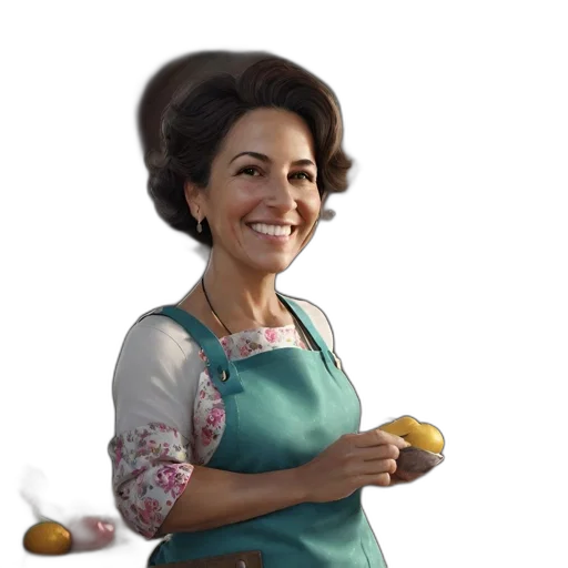 staff, dress, food, jewelry transparent PNG cut-out