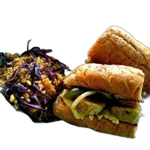 food, sandwich, side, quinoa transparent PNG cut-out