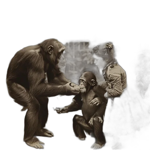 animal, concept art, comic book art, photorealistic transparent PNG cut-out