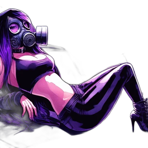 mask, robot, cyberpunk, concept art transparent PNG cut-out