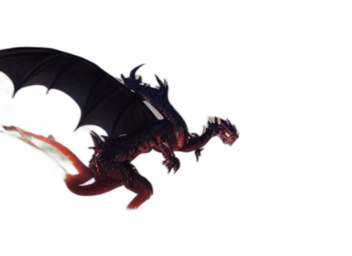 dragon, creature, animal, weapon transparent PNG cut-out
