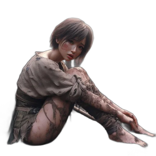 dress, staff, shoes, weapon transparent PNG cut-out