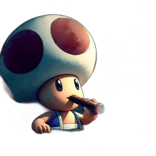 hat, food, weapon, 3d render transparent PNG cut-out