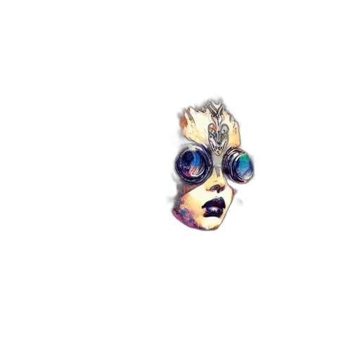 mask, face, creature, jewelry transparent PNG cut-out