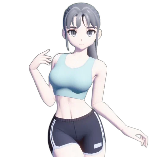 dress, staff, weapon, anime transparent PNG cut-out