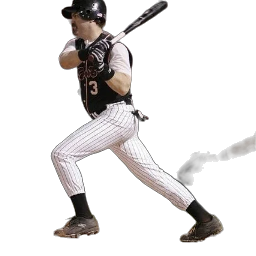weapon, baseball, player, black transparent PNG cut-out