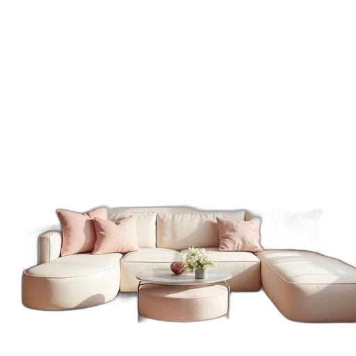 furniture, 3d render, photorealistic, concept art transparent PNG cut-out