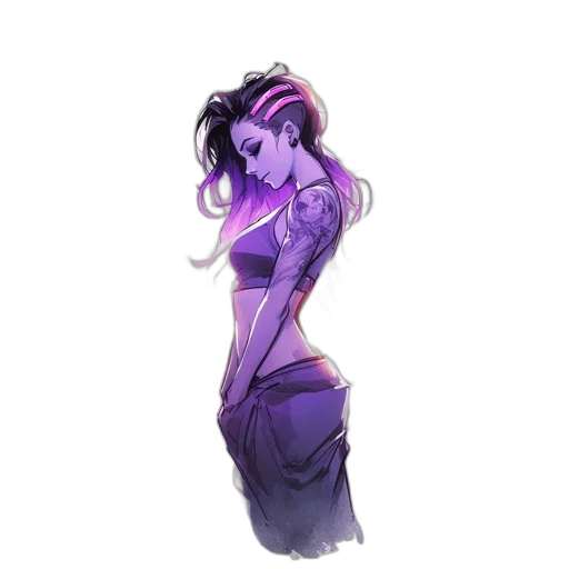 dress, staff, concept art, fantasy art transparent PNG cut-out