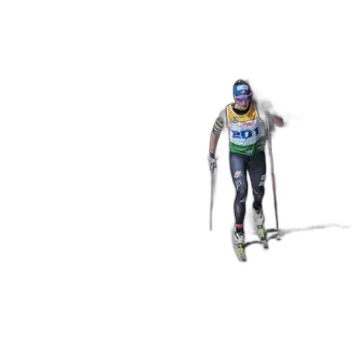 three, cross-country, skiers, race transparent PNG cut-out