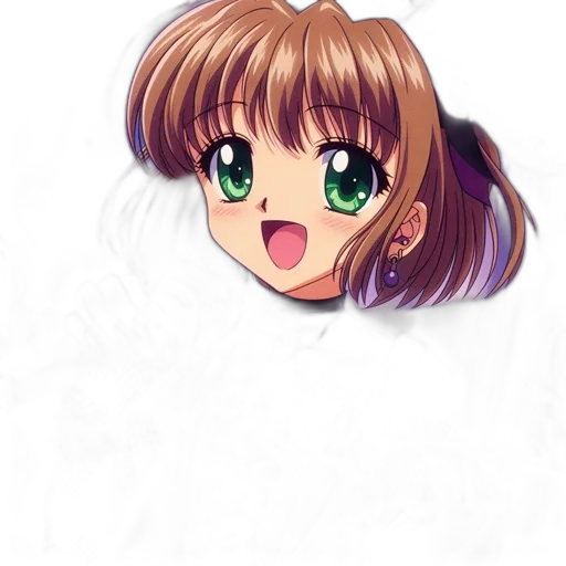 face, hair, staff, creature transparent PNG cut-out