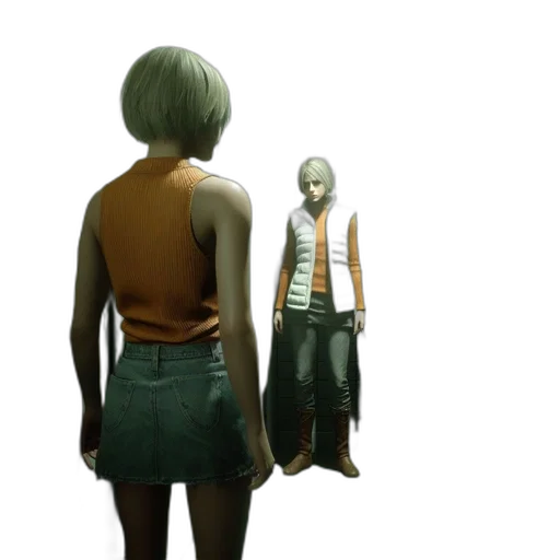 staff, creature, mask, jacket transparent PNG cut-out