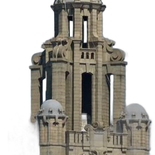 building, crown, 3d render, concept art transparent PNG cut-out