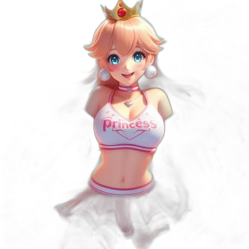 dress, crown, weapon, staff transparent PNG cut-out