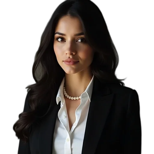 staff, jewelry, jacket, face transparent PNG cut-out