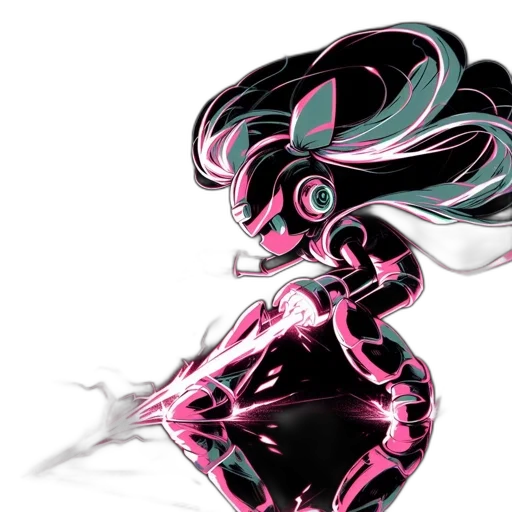 hair, dress, creature, mask transparent PNG cut-out