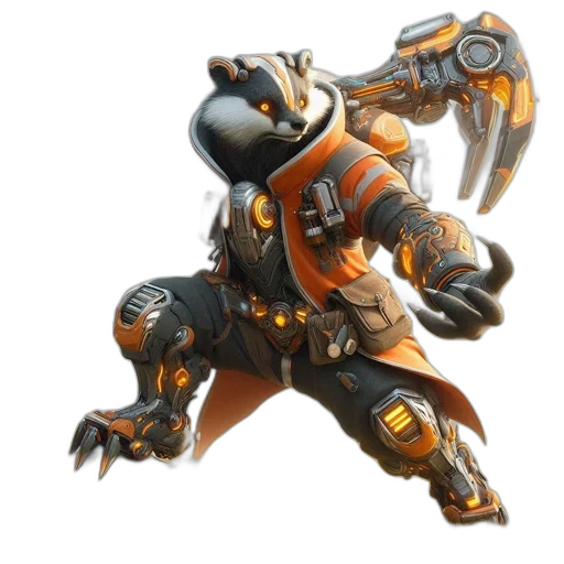 dragon, robot, weapon, creature transparent PNG cut-out
