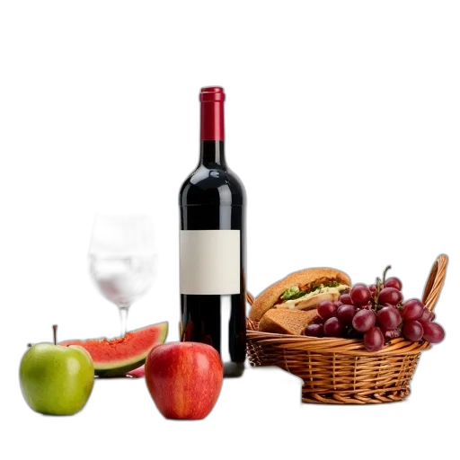 food, 3d render, photorealistic, red transparent PNG cut-out