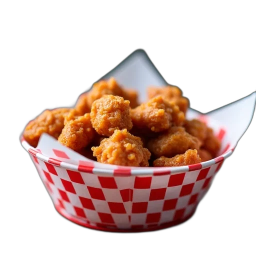 food, crown, 3d render, photorealistic transparent PNG cut-out