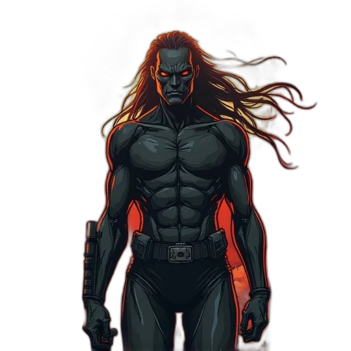 comic book art, concept art, fantasy art, cartoon transparent PNG cut-out