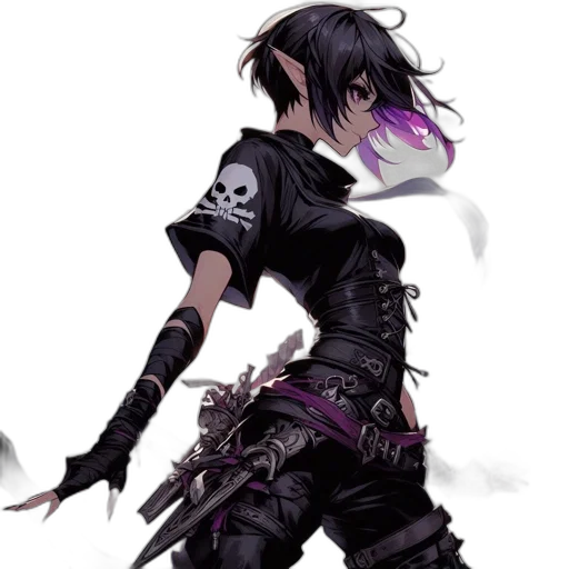 weapon, sword, staff, jacket transparent PNG cut-out