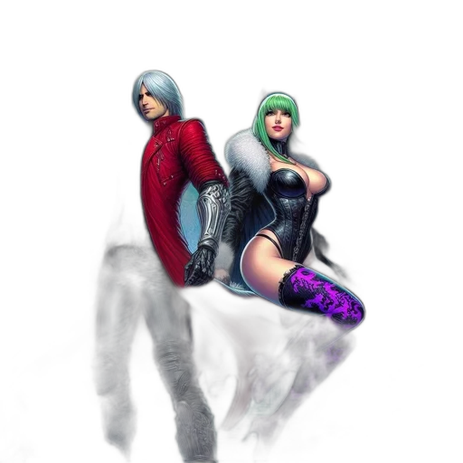 concept art, 3d render, cyberpunk, fantasy art transparent PNG cut-out