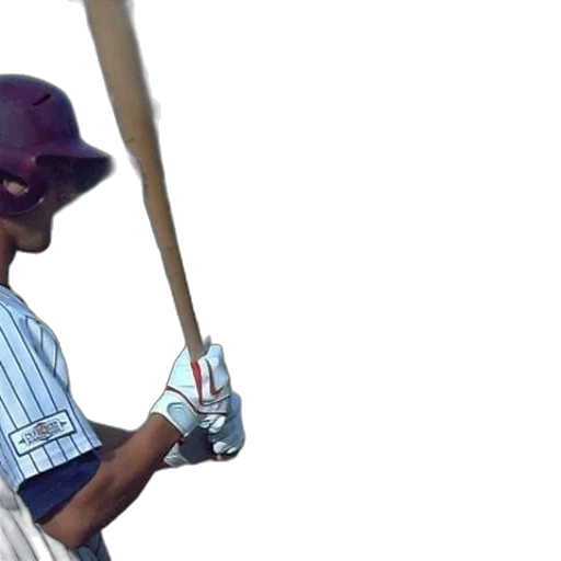 baseball, player, white, uniform transparent PNG cut-out