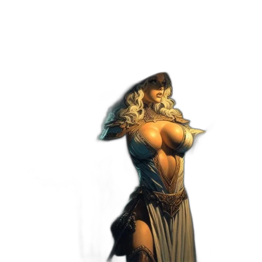 dress, sword, weapon, staff transparent PNG cut-out