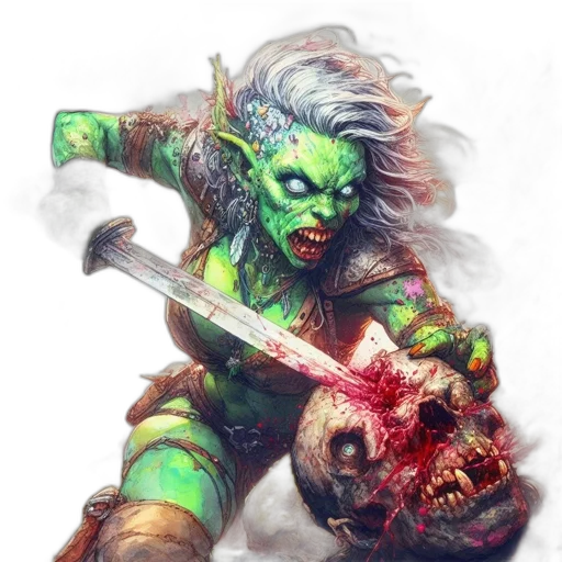 staff, creature, face, weapon transparent PNG cut-out