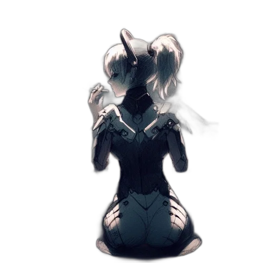 mask, dress, robot, creature transparent PNG cut-out