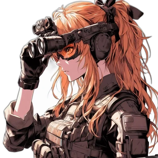 weapon, mask, staff, robot transparent PNG cut-out