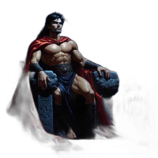 concept art, comic book art, fantasy art, 3d render transparent PNG cut-out