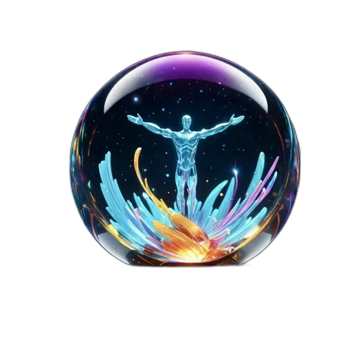 jewelry, 3d render, fantasy art, outer space transparent PNG cut-out
