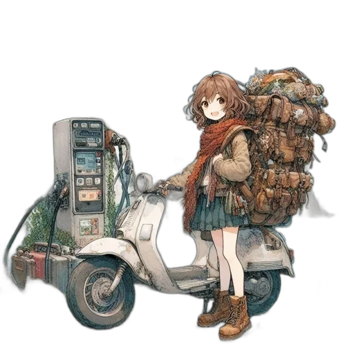robot, jacket, weapon, dress transparent PNG cut-out