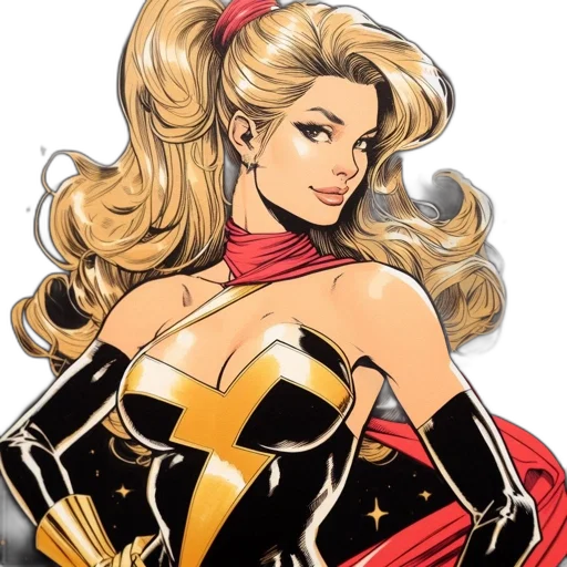 comic book art, cartoon, anime, concept art transparent PNG cut-out
