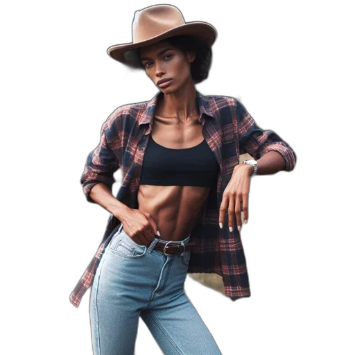 hat, jacket, concept art, photorealistic transparent PNG cut-out