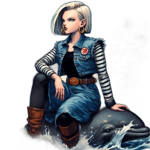 jacket, staff, fantasy art, concept art transparent PNG cut-out